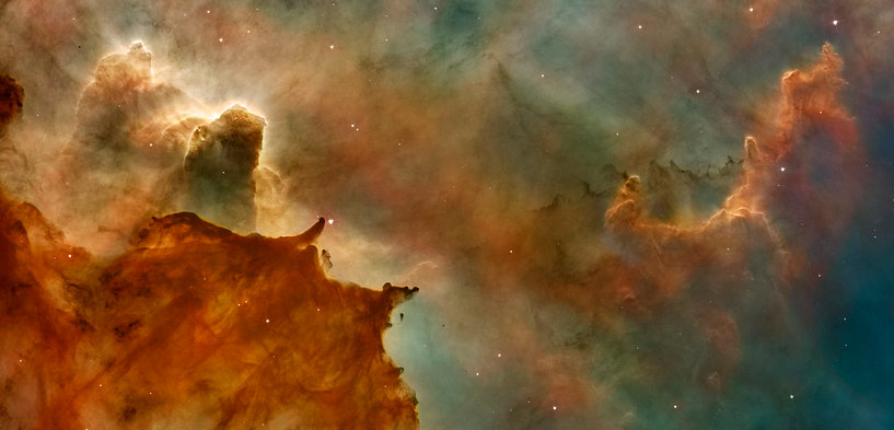 Carina Nebula captured by the Hubble Space Telescope